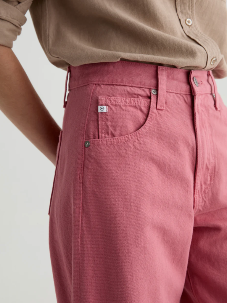 AG JEANS HATTIE CROP HIGH RISE BARREL
