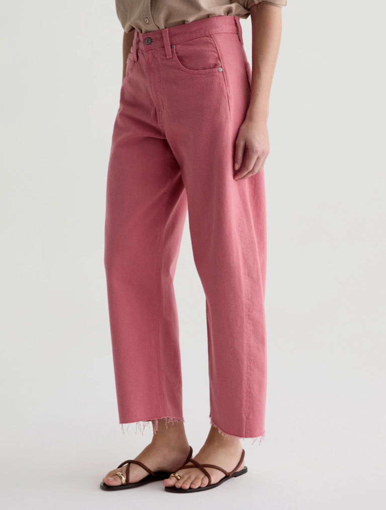 AG JEANS HATTIE CROP HIGH RISE BARREL