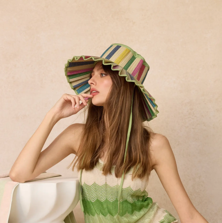 LORNA MURRAY RESORT DAYS | GARDEN | LUXE CAPRI HAT MAXI