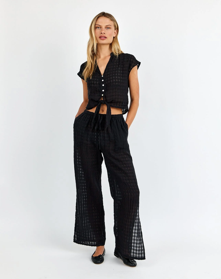 BELLA DAHL SIDE SLIT BEACH PANT
