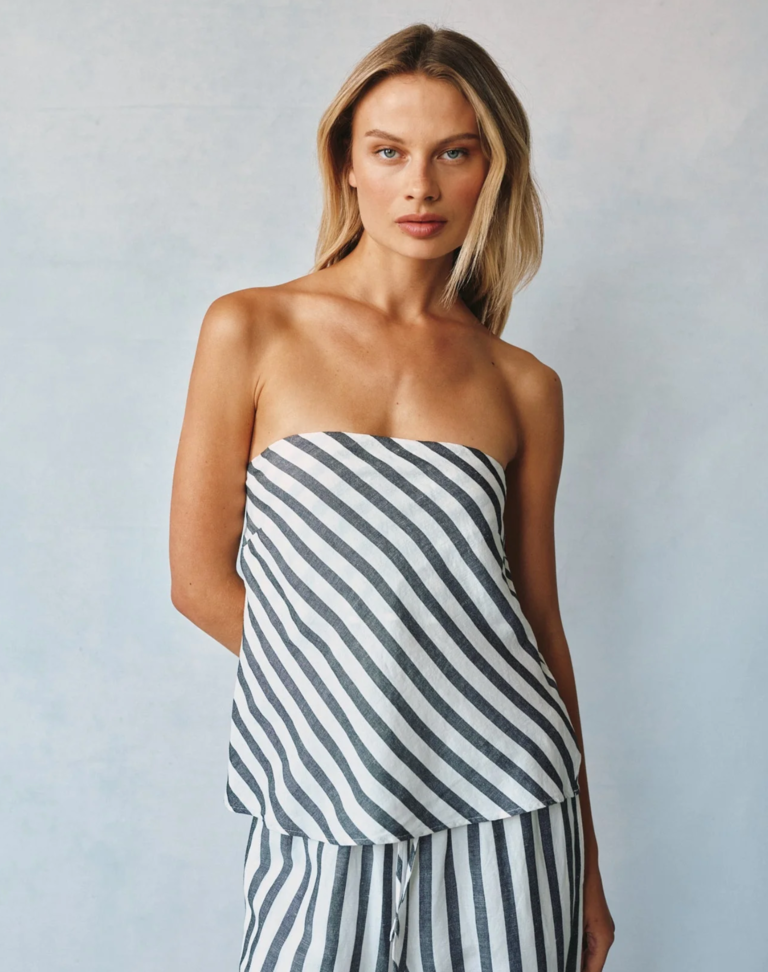 BELLA DAHL BIAS STRAPLESS TOP