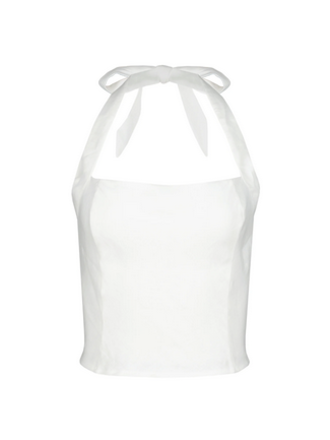 BISHOP+YOUNG POSITANO LINEN HALTER