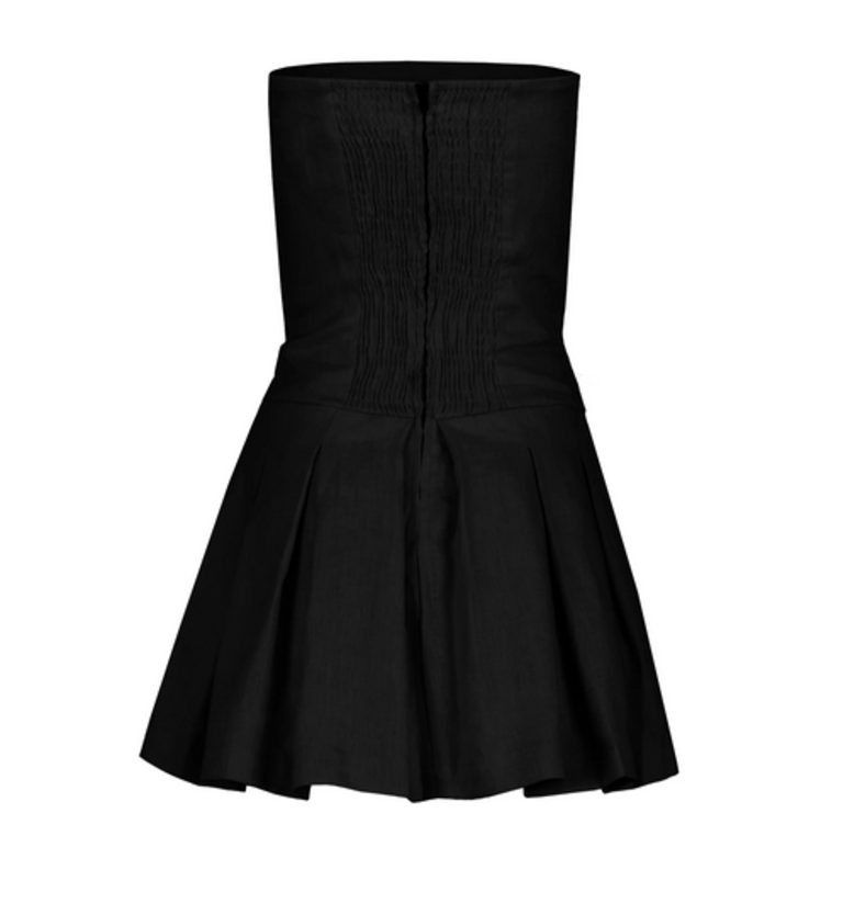 BISHOP+YOUNG CORSICA SMOCKED POPLIN DRESS