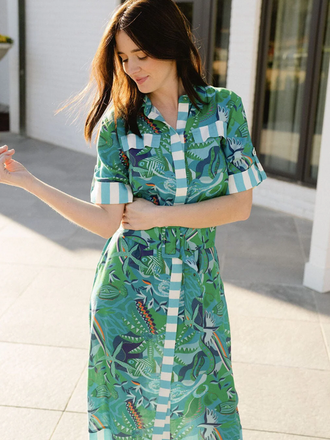 BRITON COURT ELENA MIDI DRESS