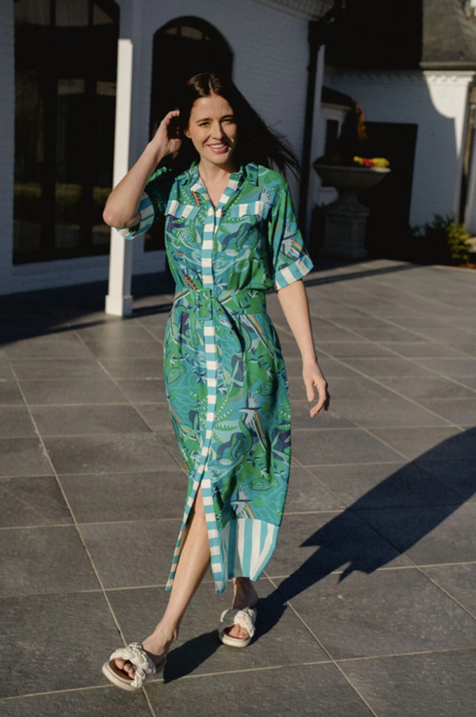 BRITON COURT ELENA MIDI DRESS