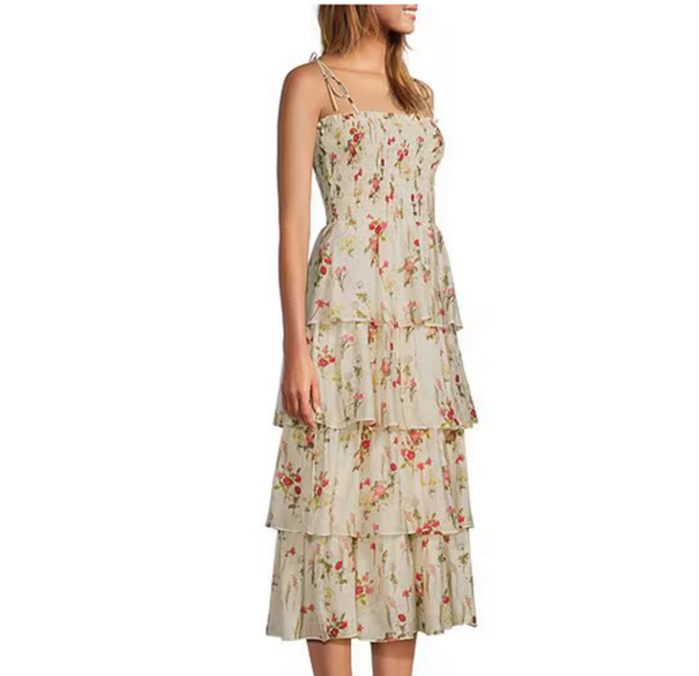 Lucy Paris OLIVE TIERED DRESS