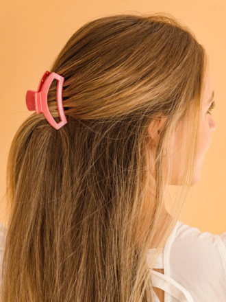 SMALL TELETIE OPEN CLIP CALMING CORAL