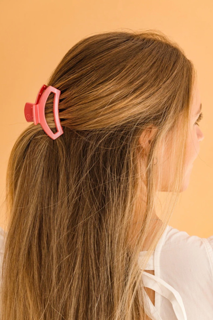 SMALL TELETIE OPEN CLIP CALMING CORAL