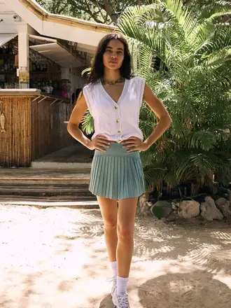 Z SUPPLY ACTIVE Playing Doubles Skirt