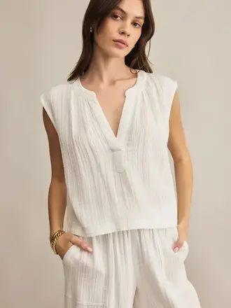 Z SUPPLY Cliffside V-Neck Airy Top