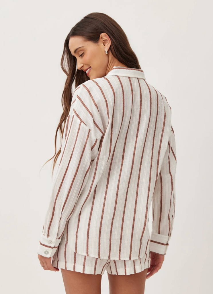 BELLA DAHL OVERSIZE CLEAN SHIRT