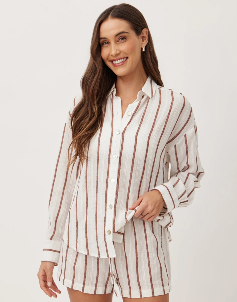 BELLA DAHL OVERSIZE CLEAN SHIRT
