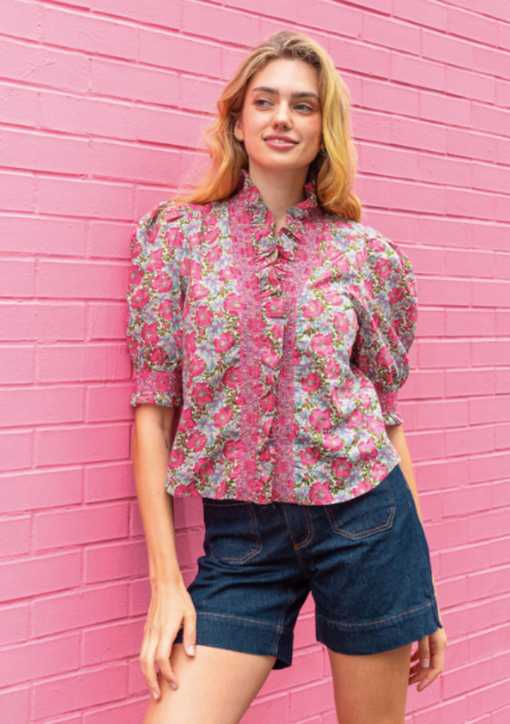 LOVE THE LABEL ZURI TOP SHORT SLEEVE