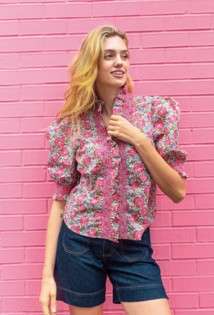 LOVE THE LABEL ZURI TOP SHORT SLEEVE