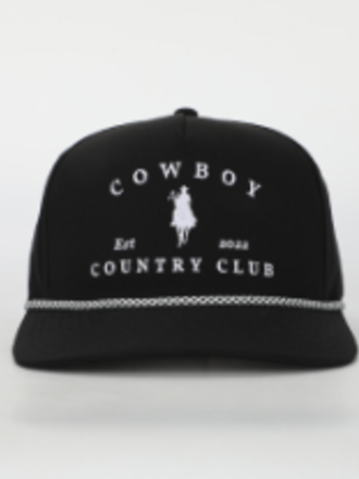 COWBOY COUNTRY CLUB GOLFER ROPED HAT