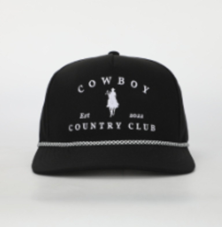 COWBOY COUNTRY CLUB GOLFER ROPED HAT