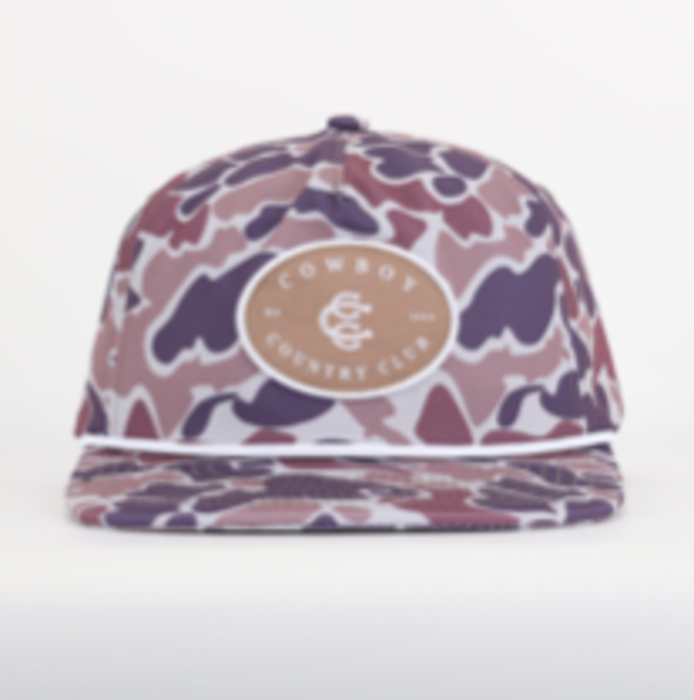 COWBOY COUNTRY CLUB CAMO PATCH HAT