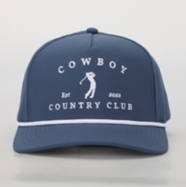 COWBOY COUNTRY CLUB HORSE ROPED HAT