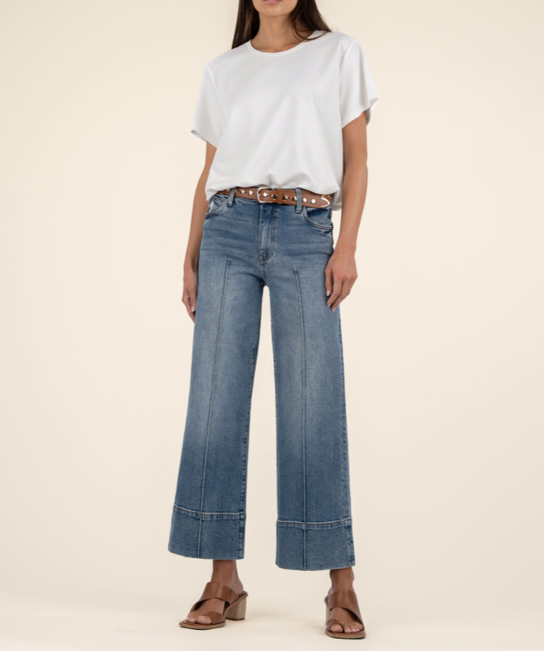 KUT MEG HIGH RISE WIDE LEG