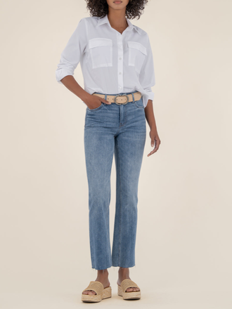 KUT KELSEY HIGH RISE ANKLE FLARE