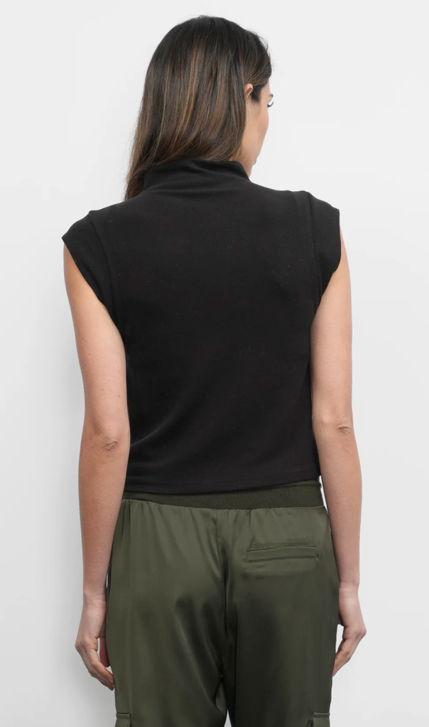 PALOMA FUNNEL NECK KNIT TOP