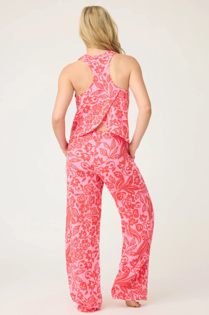 PJ SALVAGE BALI BAY FLORAL TANK