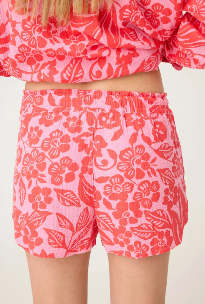 PJ SALVAGE BALI BAY FLORAL SHORT
