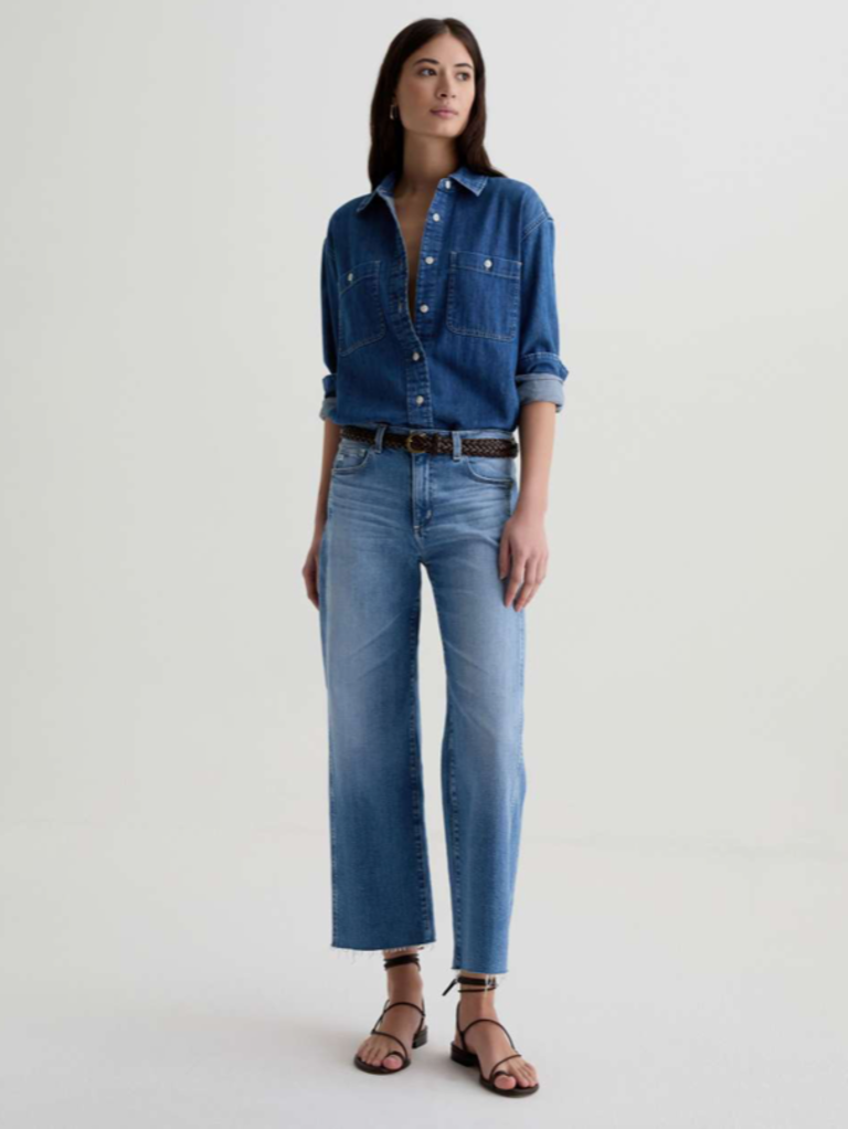 AG JEANS SAIGE WIDE LEG CROP