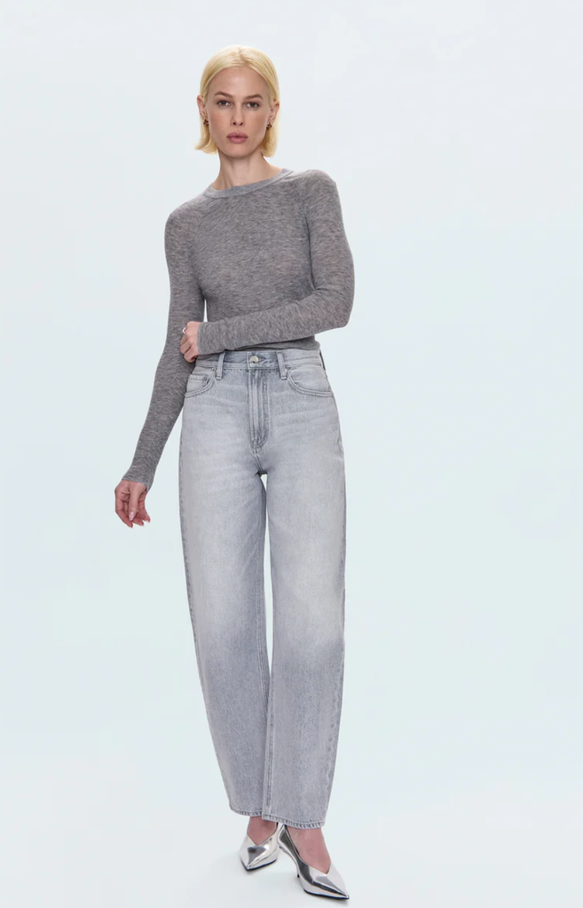 PISTOLA WES HIGH RISE BARREL JEAN