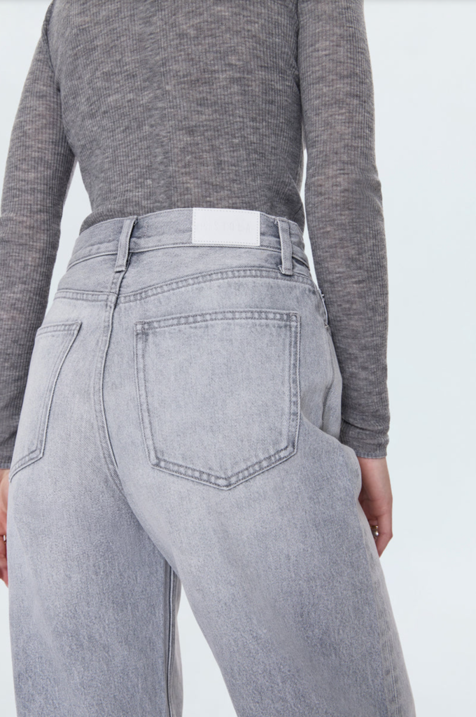 PISTOLA WES HIGH RISE BARREL JEAN