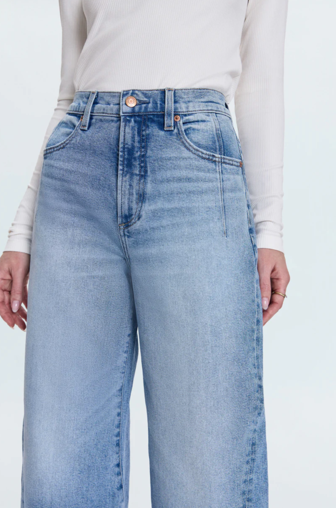 PISTOLA KYRA HIGH RISE BOWED ANKLE JEAN