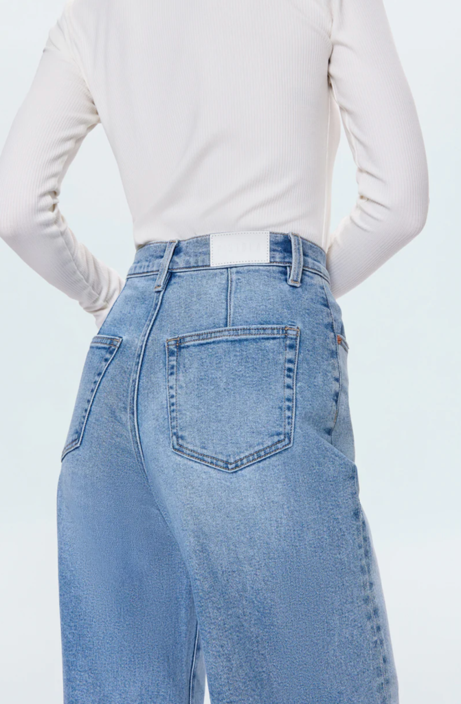 PISTOLA KYRA HIGH RISE BOWED ANKLE JEAN