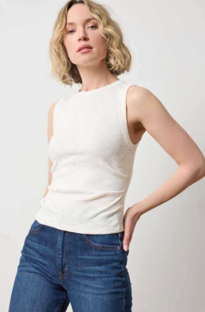 RIB SLUB SIDE PLEAT TANK