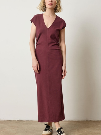 SIDE TUCK MAXI DRESS