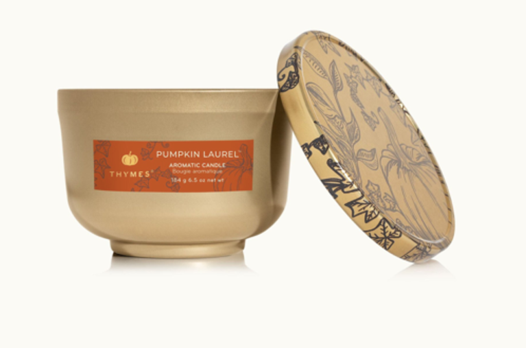 Pumpkin Laurel 6.5oz Universal Tin Candle