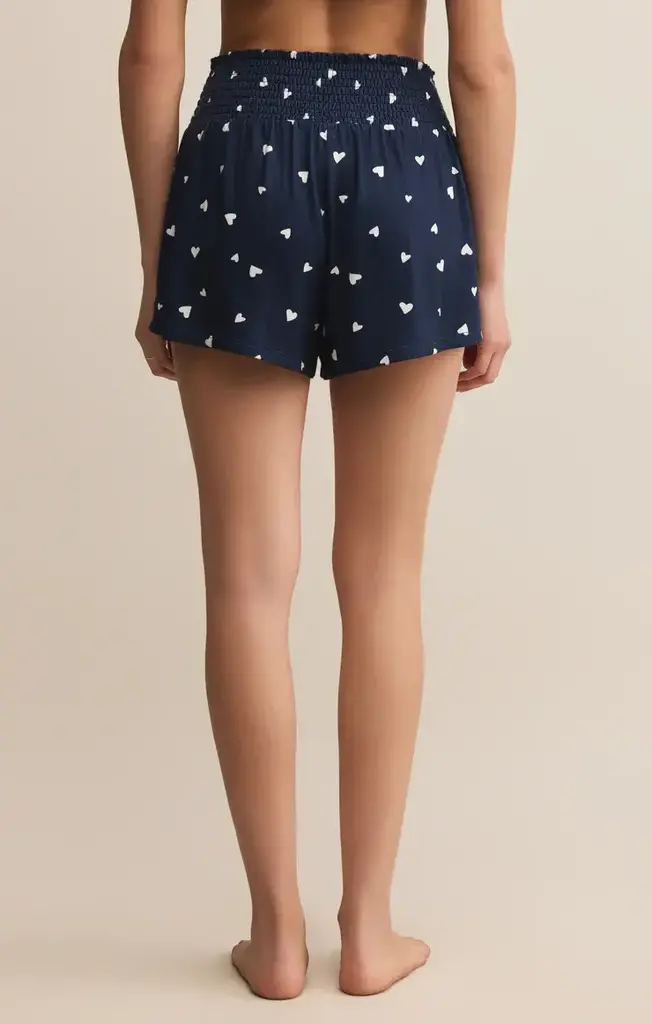Z SUPPLY DAWN SMOCKED HEART SHORT