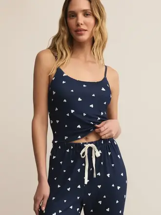 Z SUPPLY CAMILLE CROPPED HEART CAMI