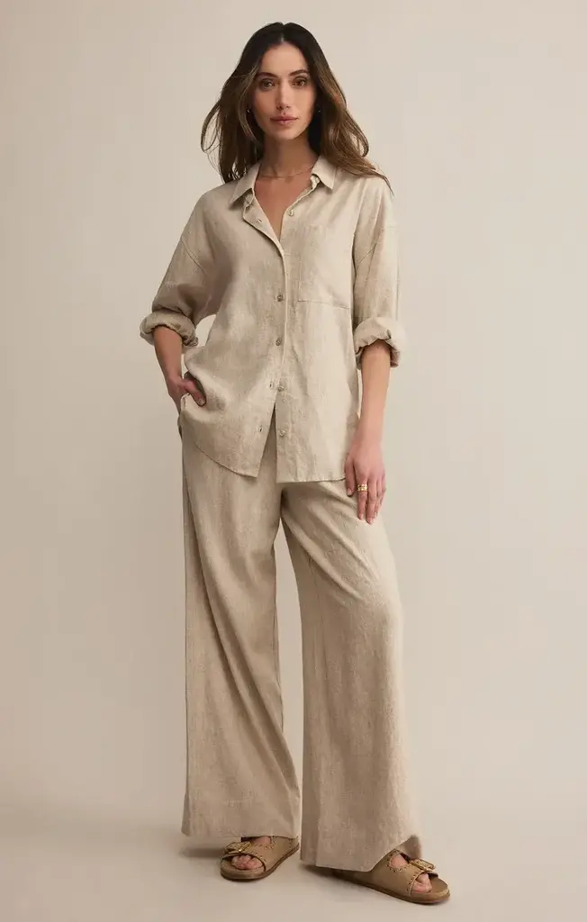 Z SUPPLY HENRI WASHED LINEN PANT