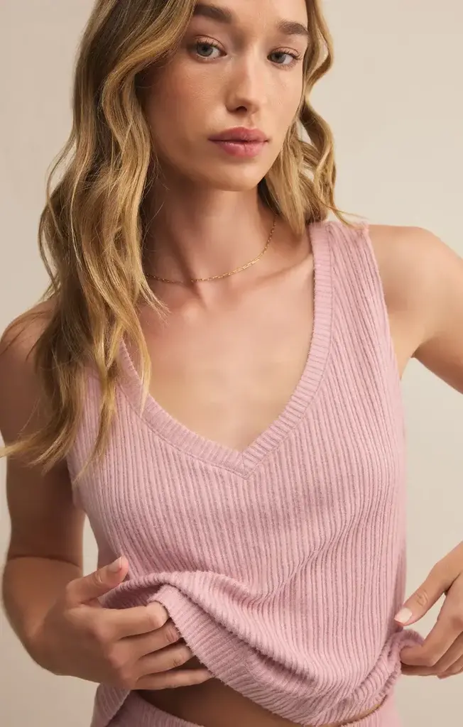 Z SUPPLY SLOANE V-NECK RIB TANK
