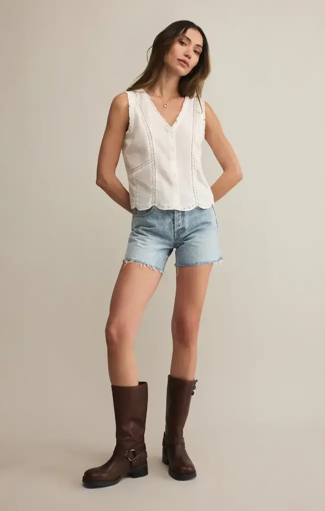 Z SUPPLY TOMI EMBROIDERED TANK