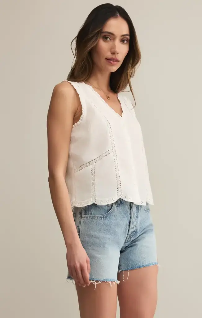 Z SUPPLY TOMI EMBROIDERED TANK