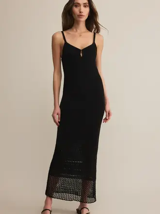 Z SUPPLY CALLAHAN CROCHET MIDI DRESS