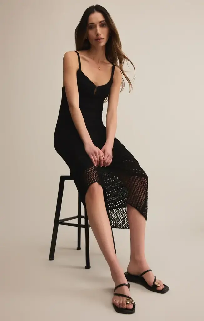 Z SUPPLY CALLAHAN CROCHET MIDI DRESS