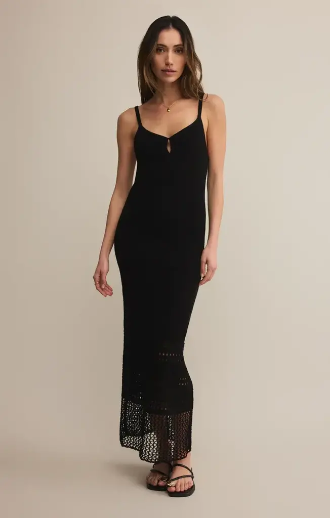Z SUPPLY CALLAHAN CROCHET MIDI DRESS