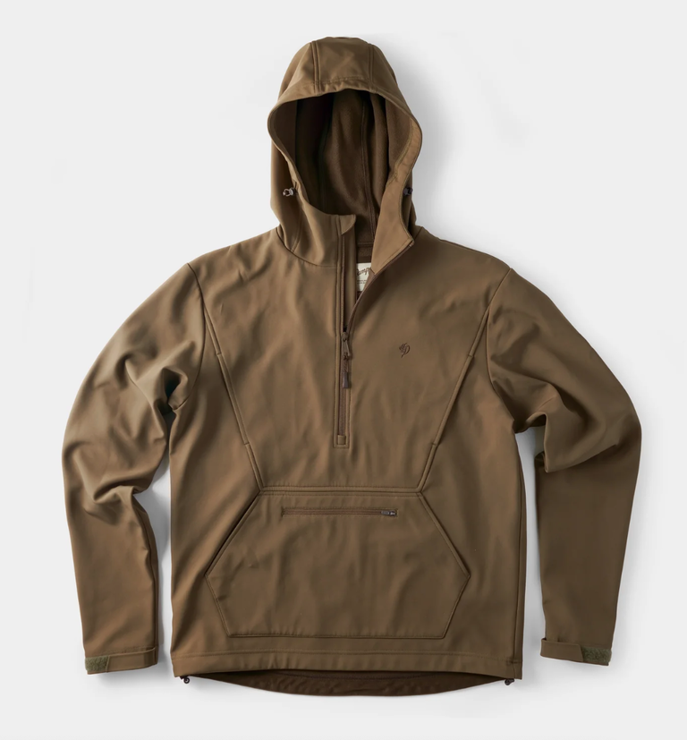 DUCK CAMP CONTACT SOFTSHELL HOODIE PIN OAK