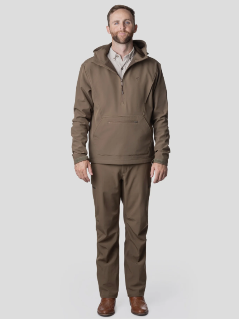 DUCK CAMP CONTACT SOFTSHELL HOODIE PIN OAK