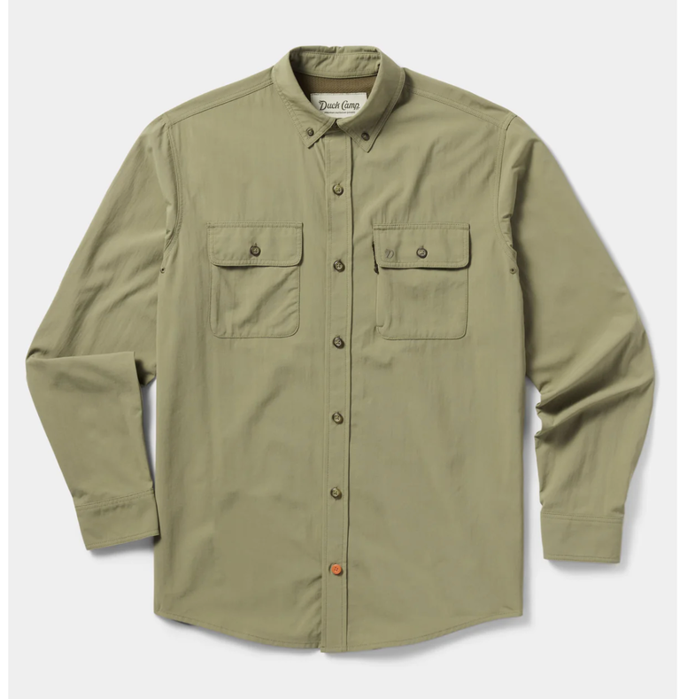 DUCK CAMP LIGHTWEIGHT HUNTING SHIRT LONG SLEEVE SAGEBRUSH