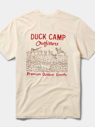 DUCK CAMP PHEASANT FIELD TEE IVORY