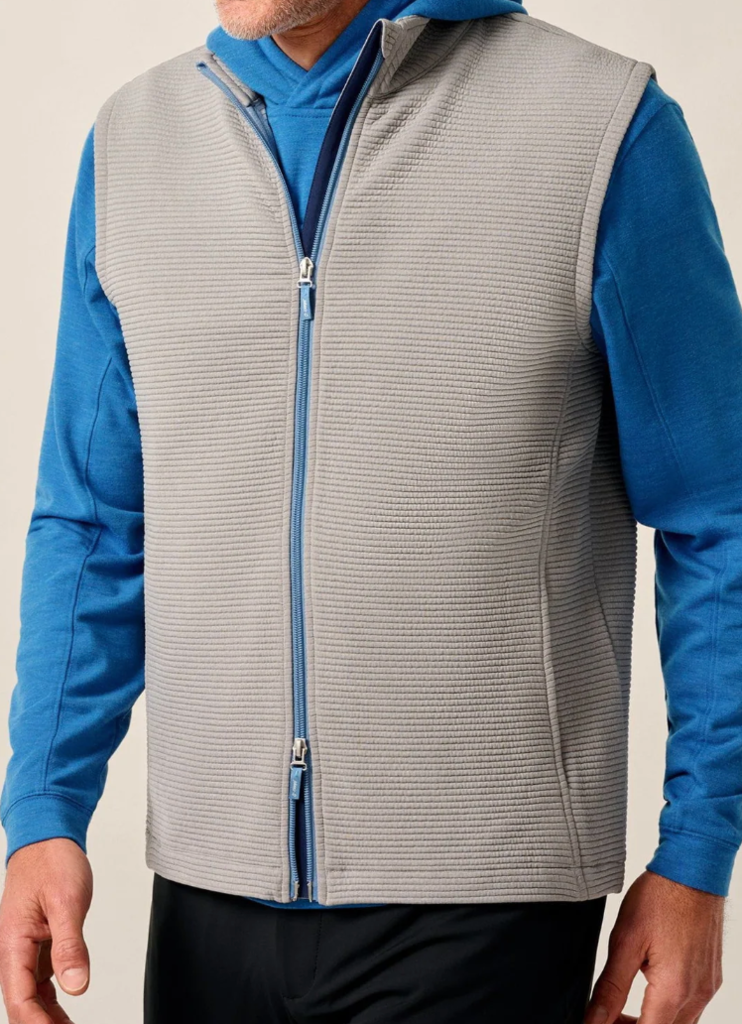 JOHNNIE-O REGGIE RIBBED PERFORMANCE VEST