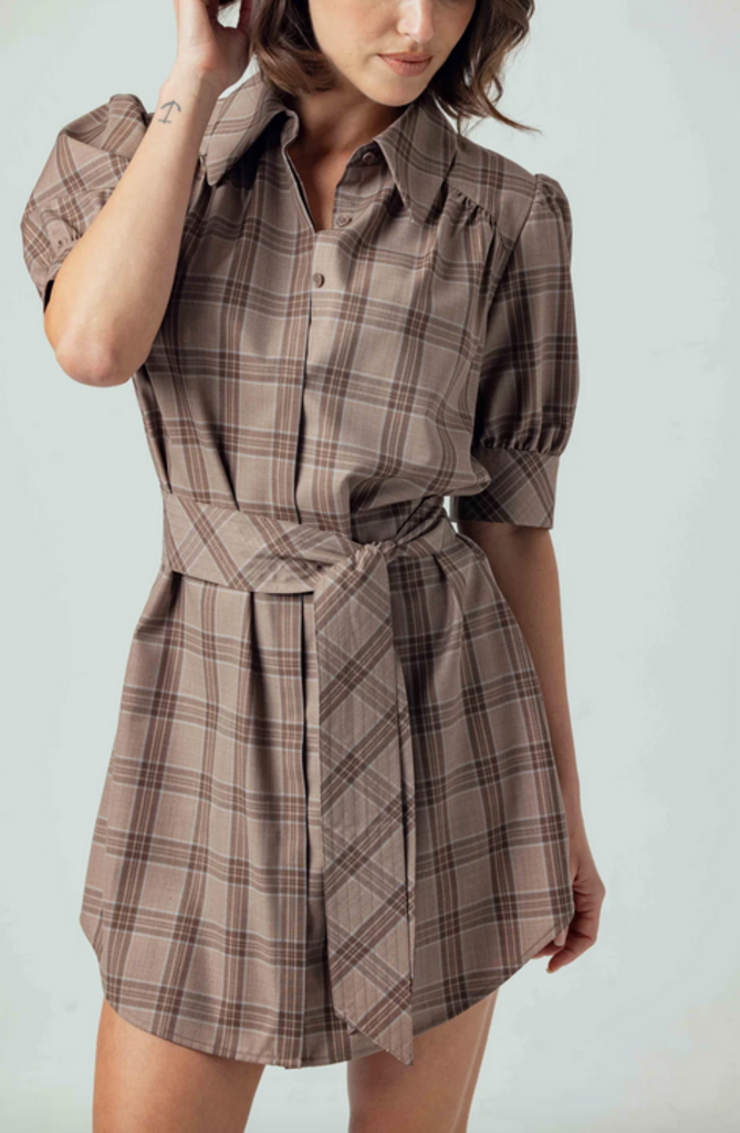 MOCHA KAMRY DRESS